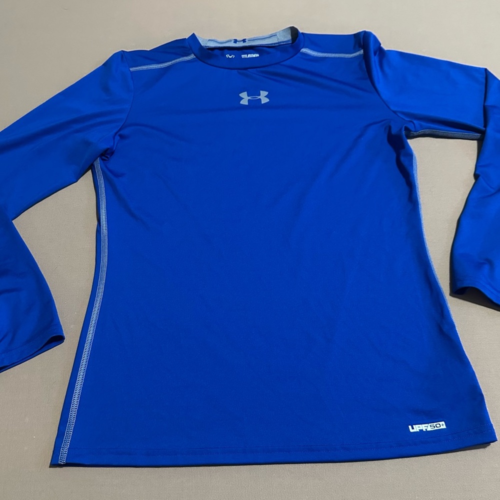 Under Armour Royal Blue Performance Top Youth XL